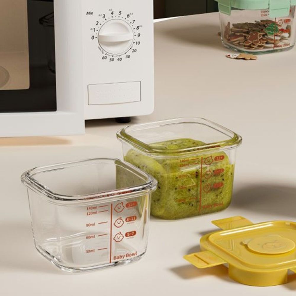 Meal Prep Glass Containers Oven Safe - Neue 170ml Lebensmittel-Aufbewahrungsbox, Gefrier- und Mikrowellengeeignet,
