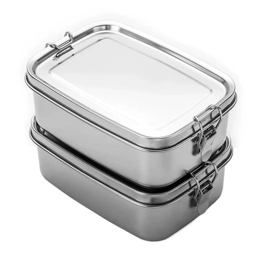 Meal Prep Microwave - Edelstahl-Lunchbox für Kinder und Erwachsene, tragbare,