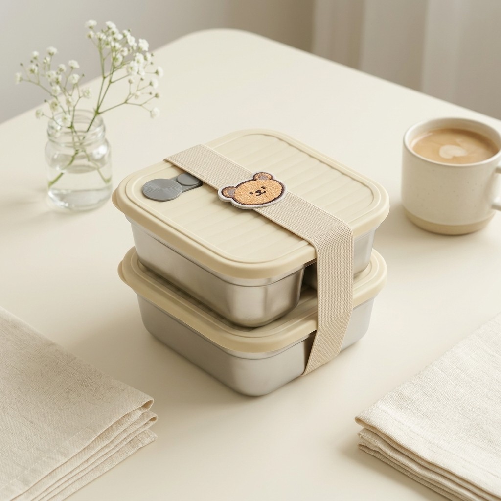 Meal Prep Meal Ideas - Mikrowellengeeignete 304 Edelstahl Bento-Box Auslaufsichere Stapelbare