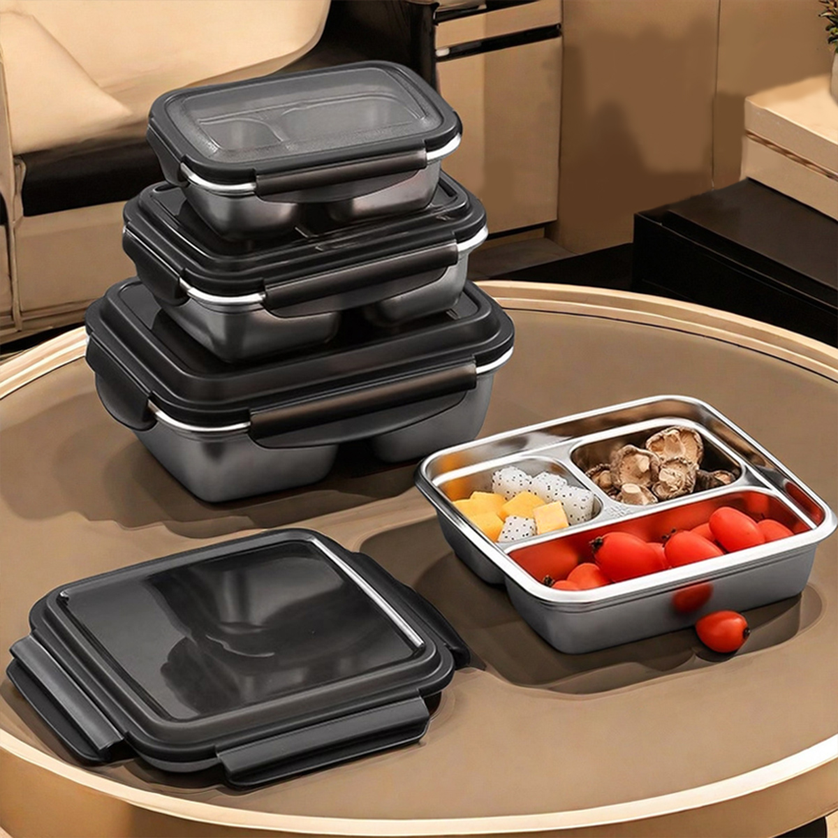 WORTHBUY 2/3-Gitter, Lunchbox  – Meal Prep Microwave Bewertung und Preis