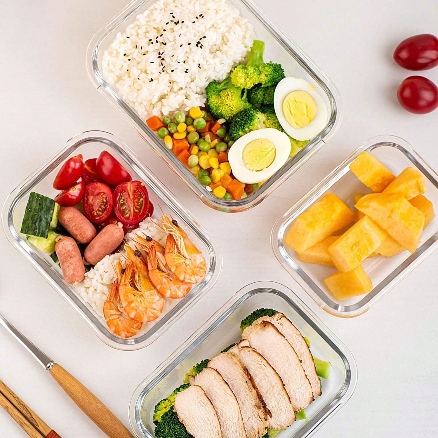 10er-Pack Glasbehälter für Ess – Meal Prep Glass Containers Oven Safe Bewertung und Preis