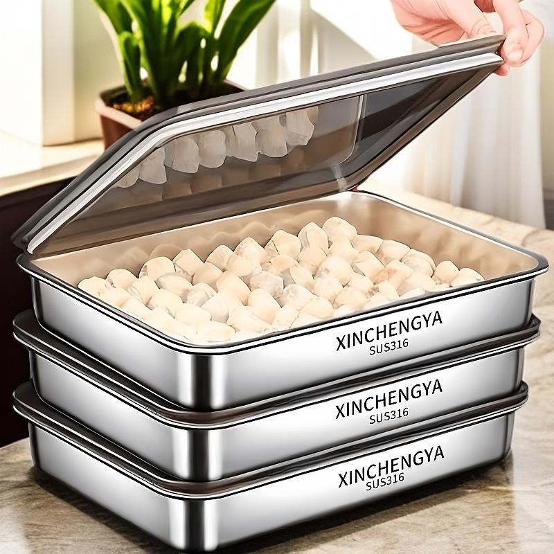 Abgedecktes Knödeltablett aus  – Meal Prep Meal Ideas Bewertung und Preis