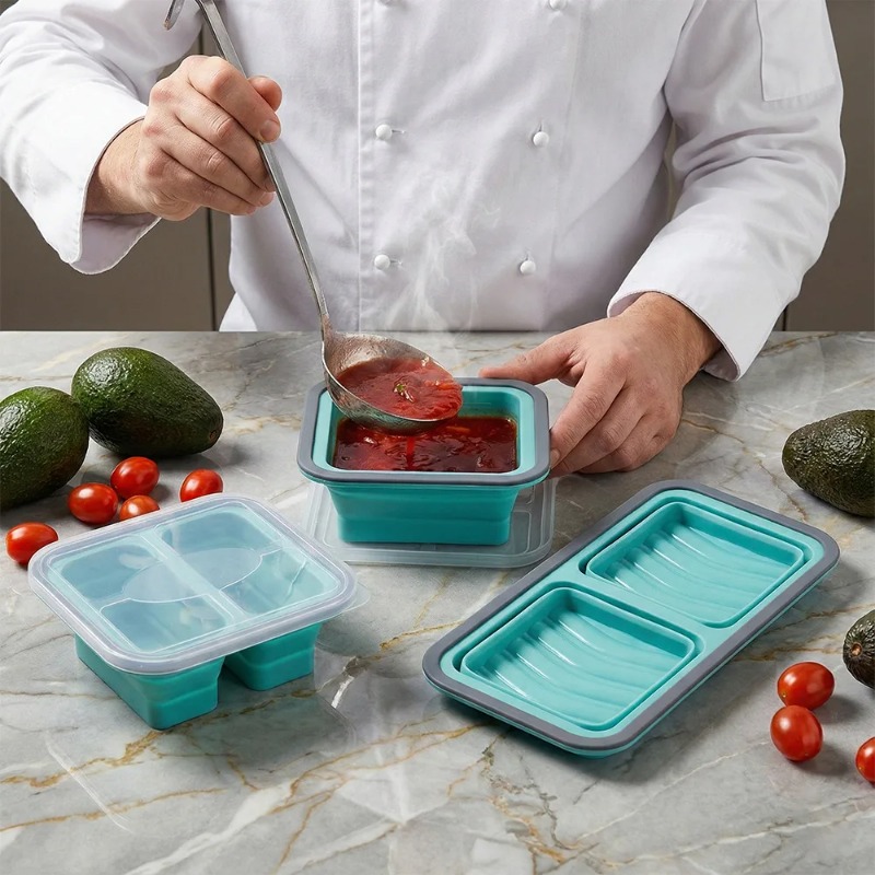 Silikon-Gefrierfachbehälter mi – Meal Prep Oven Safe Containers Bewertung und Preis