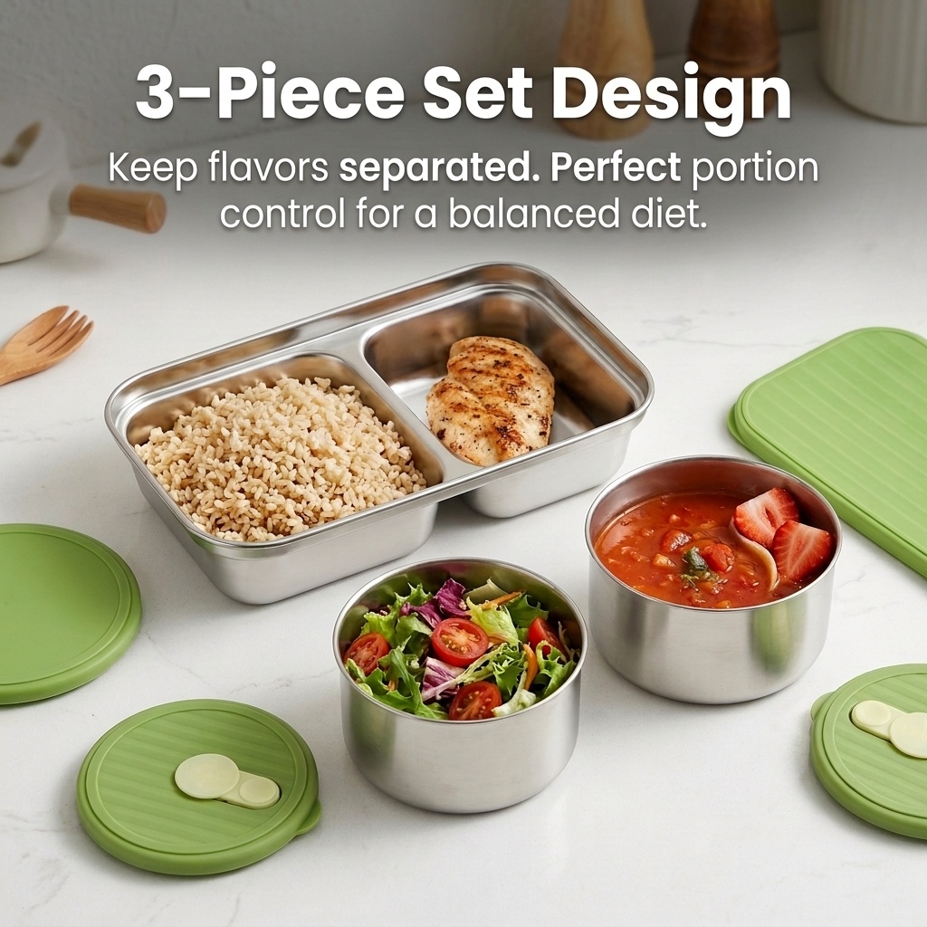 Mikrowellengeeignete 304 Edels – Meal Prep Meal Ideas Bewertung und Preis