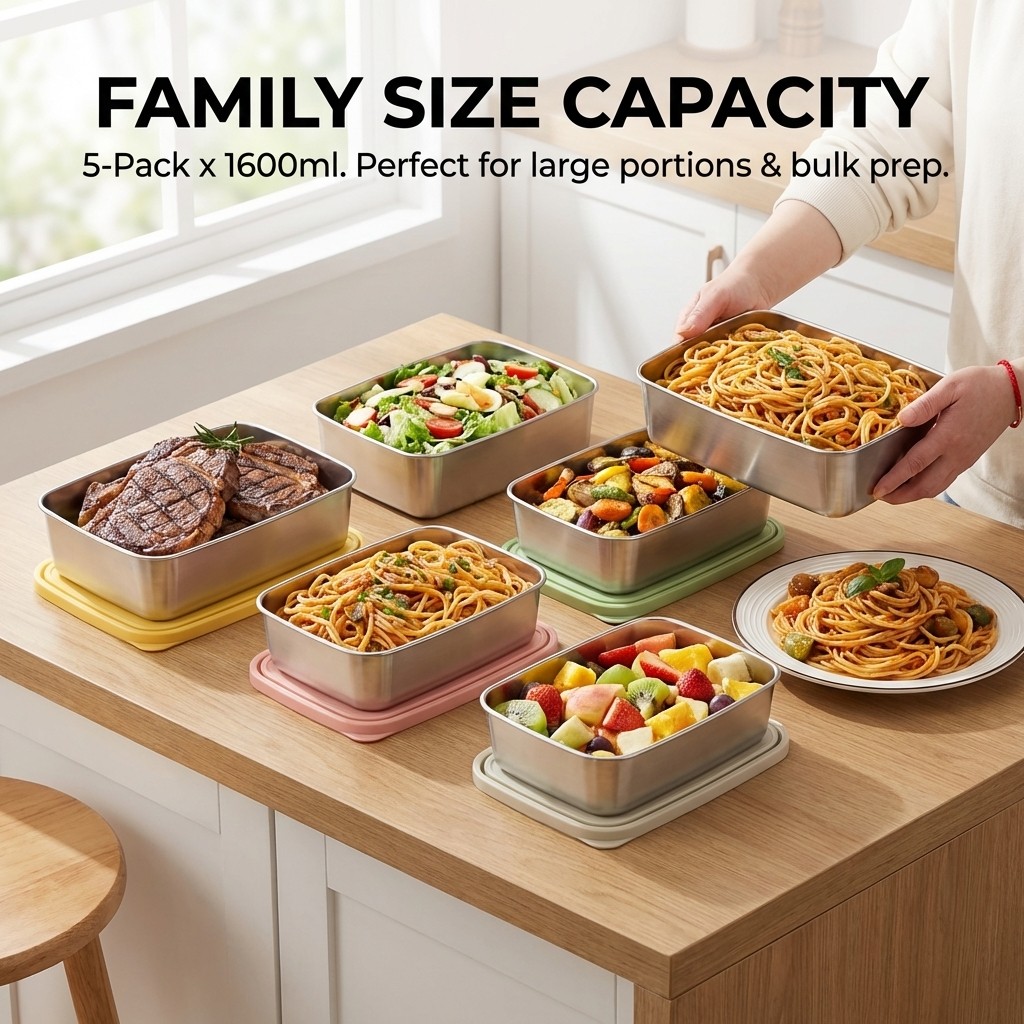 Großer Lebensmittelbehälter mi – Meal Prep Microwave Bewertung und Preis