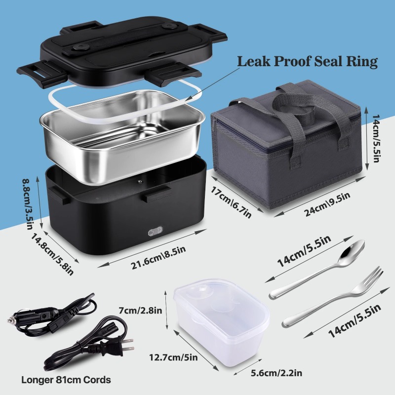 Elektrisch beheizte Lunchbox 1 – Meal Prep Microwave Bewertung und Preis