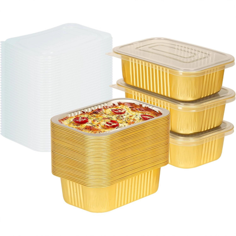 【20 Stück 750 ml Goldpfannen】  – Meal Prep Oven Safe Containers Bewertung und Preis