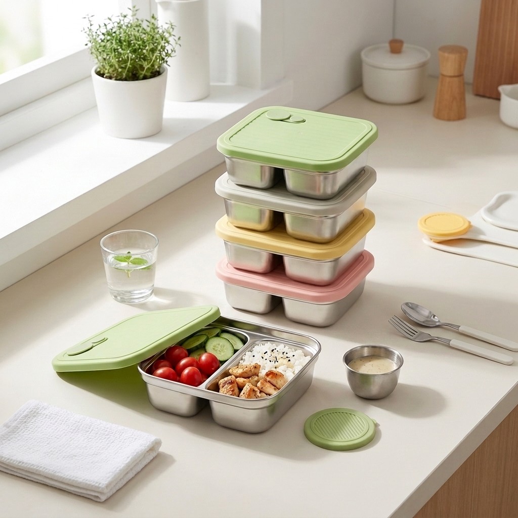 304 Edelstahl Bento Lunchbox f – Meal Prep Meal Ideas Bewertung und Preis