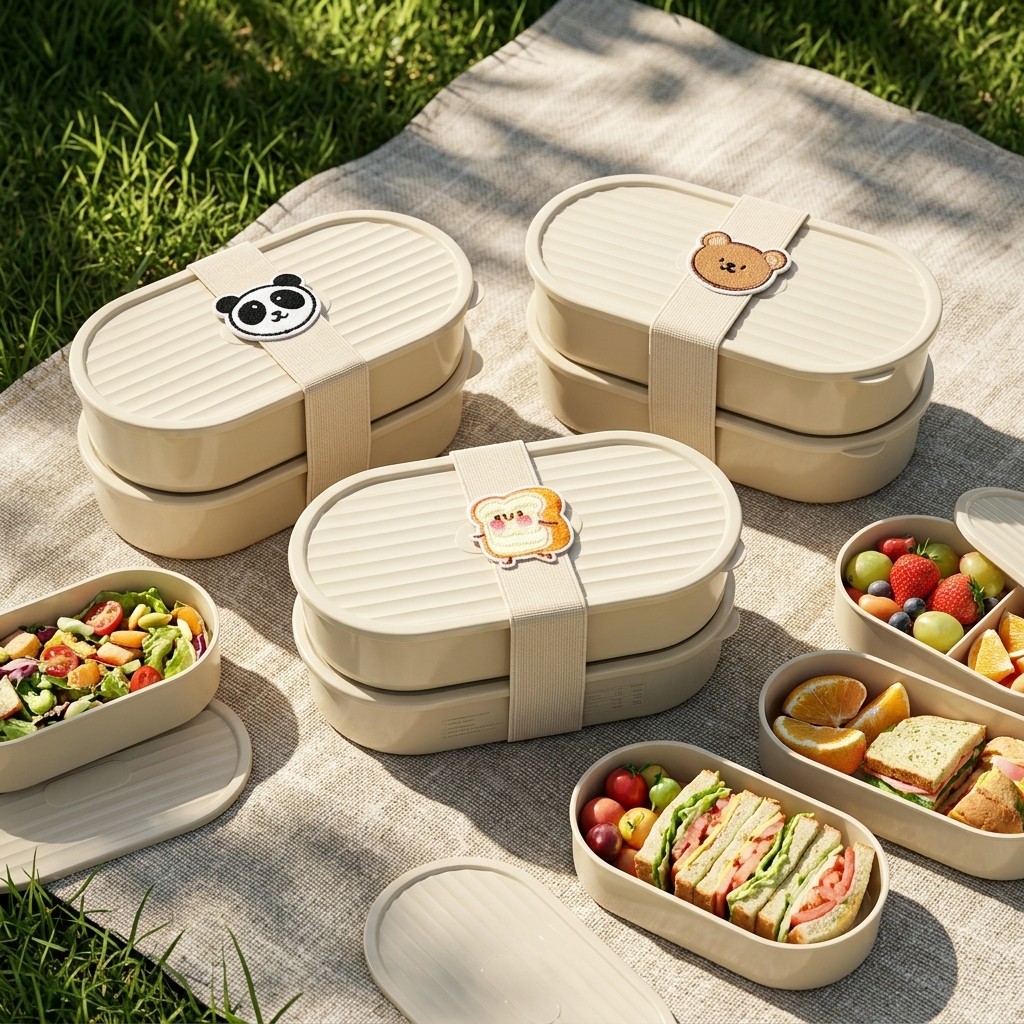 2-teiliges Set Cartoon Kinder  – Meal Prep Microwave Bewertung und Preis