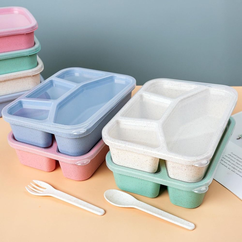 4 Fächer Kinder Bento Box wied – Meal Prep Meal Ideas Bewertung und Preis