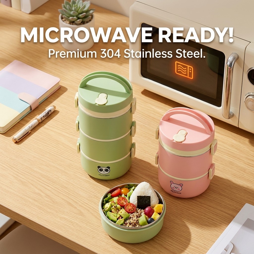 304 Edelstahl Thermische Lunch – Meal Prep Microwave Bewertung und Preis