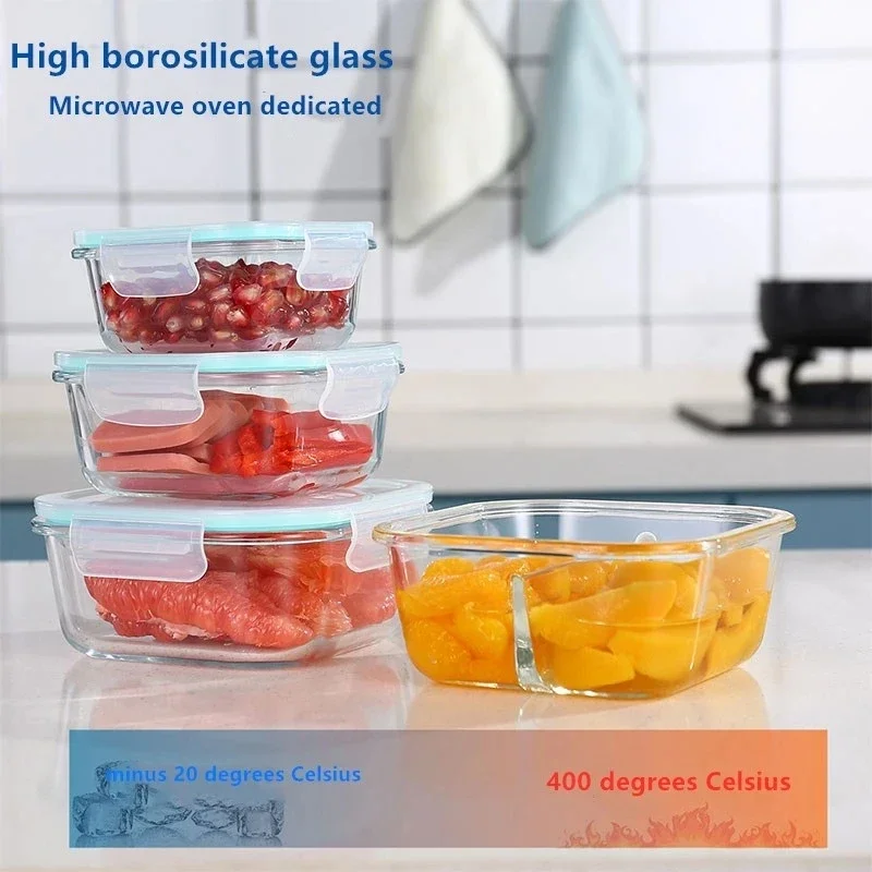 Glas-Frischhaltebox aus hochbo – Meal Prep Glass Containers Oven Safe Bewertung und Preis