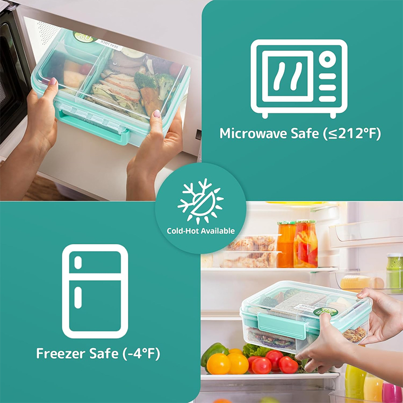 4-Fach Auslaufsichere Bento-Lu – Meal Prep Meal Ideas Bewertung und Preis