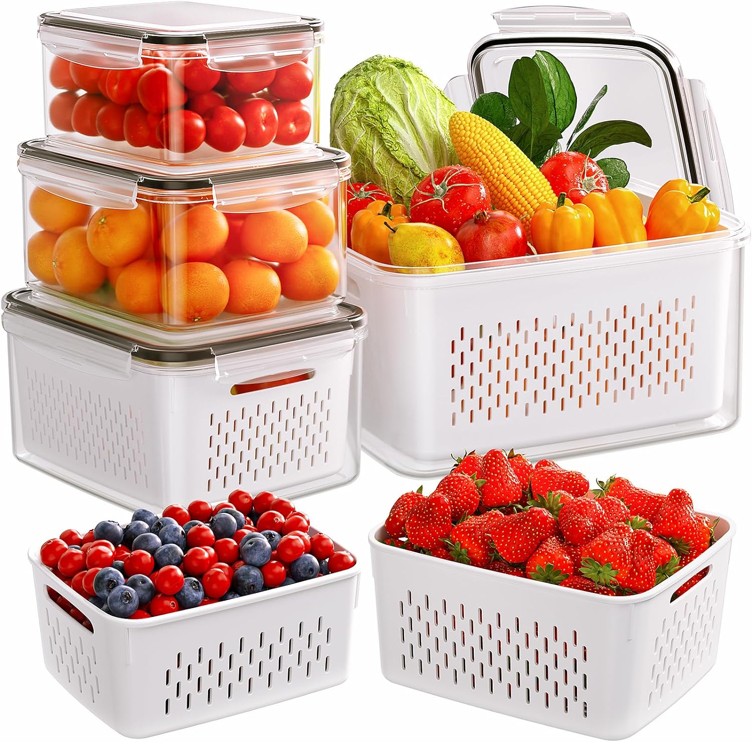 4/5/6/8-teiliges Luftdichtes L – Meal Prep Oven Safe Containers Bewertung und Preis