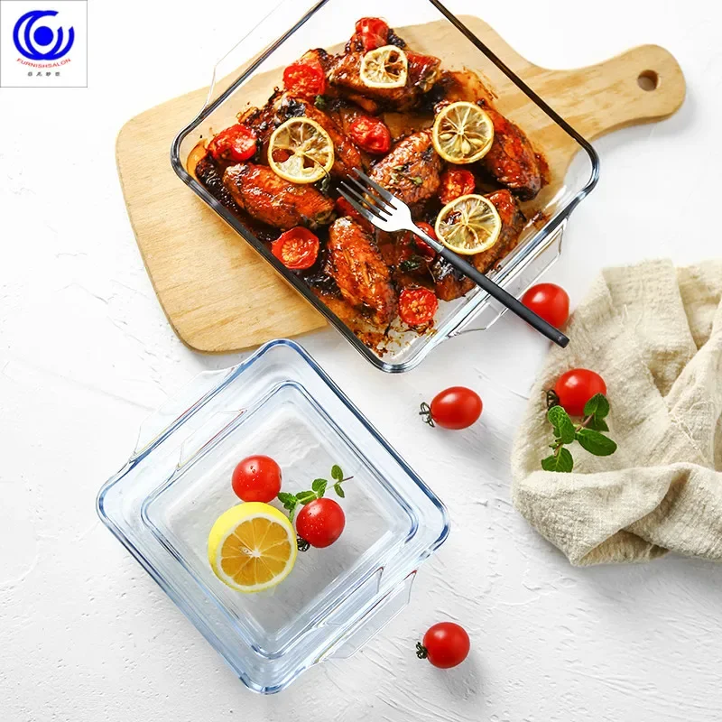Große Kapazität gehärtete Glas – Meal Prep Glass Containers Oven Safe Bewertung und Preis