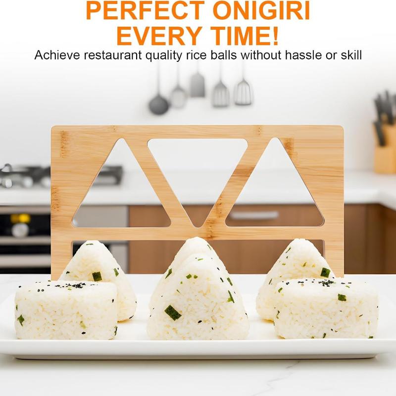 Holz-Onigiri-Reisballform mit  – Meal Prep With Rice Bewertung und Preis