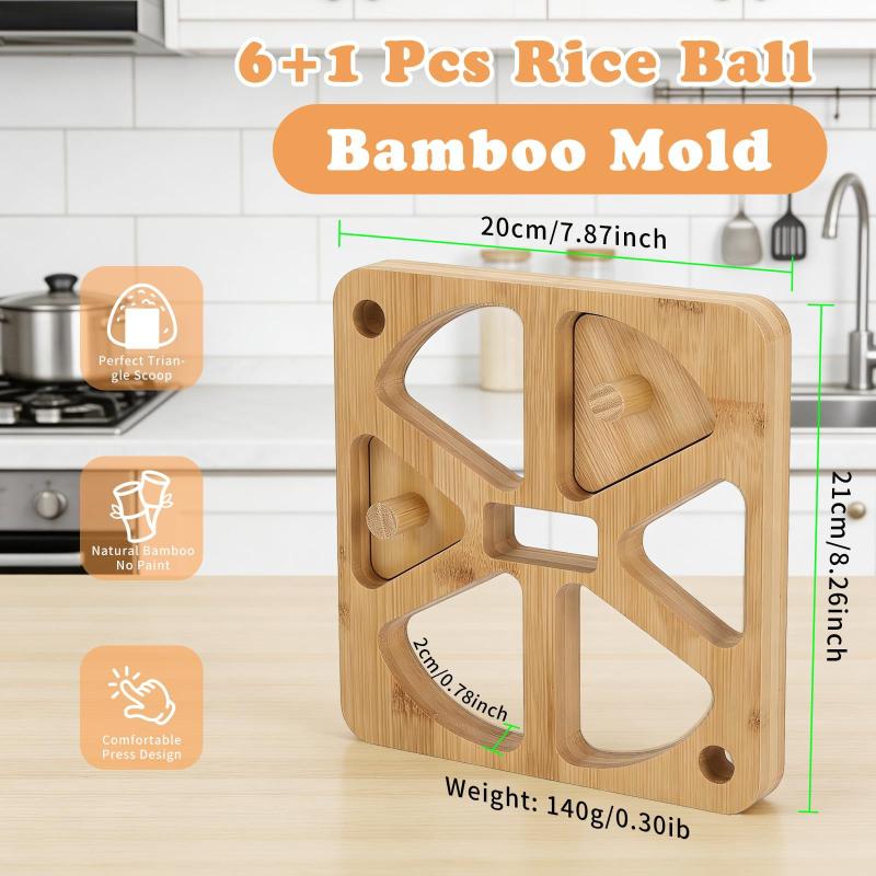 Holz-Onigiri-Reisballform mit  – Meal Prep With Rice Bewertung und Preis