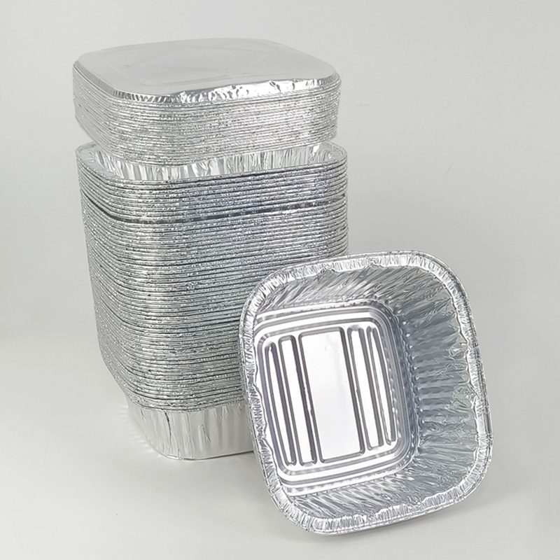 Quadratische 950ml Aluminiumfo – Meal Prep Oven Safe Containers Bewertung und Preis