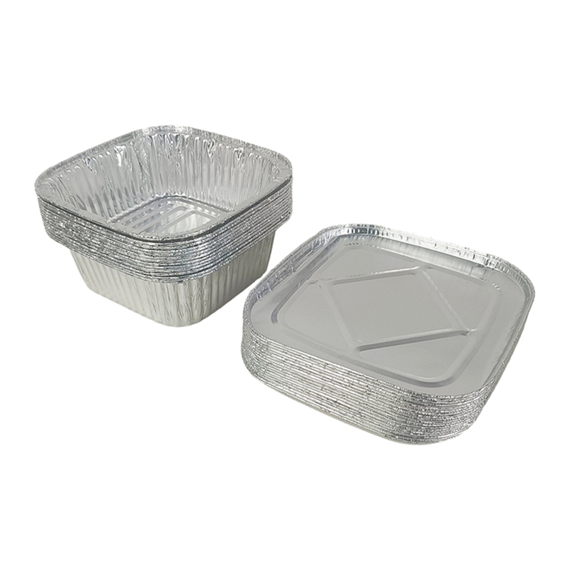 Quadratische 950ml Aluminiumfo – Meal Prep Oven Safe Containers Bewertung und Preis