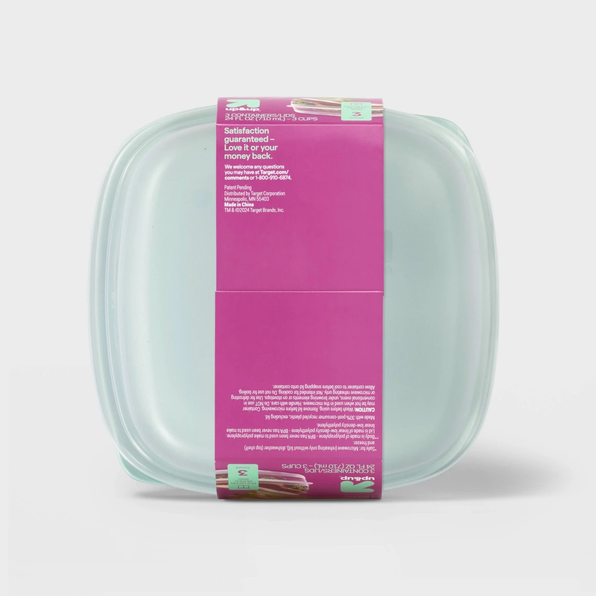 2026 Neu 3er-Pack 24oz Quadrat – Meal Prep Microwave Bewertung und Preis