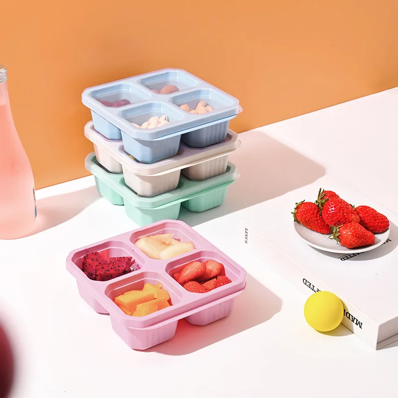 4 Gitter Snack box für Kinder  – Meal Prep Meal Ideas Bewertung und Preis