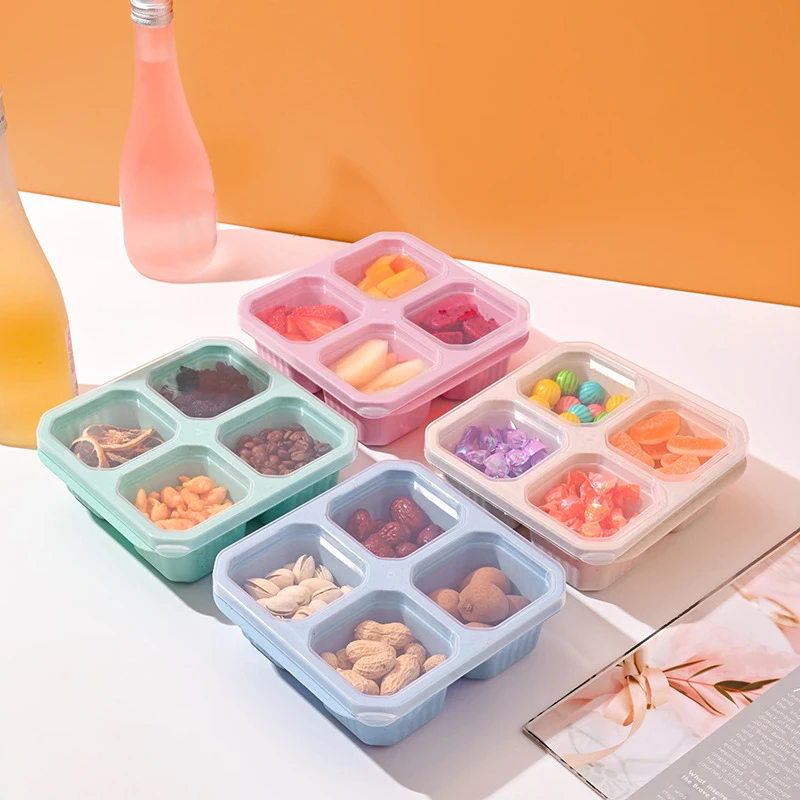 4 Gitter Snack box für Kinder  – Meal Prep Meal Ideas Bewertung und Preis